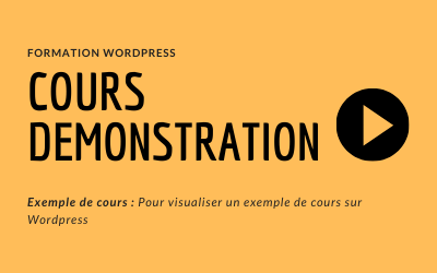 Cours Demonstration